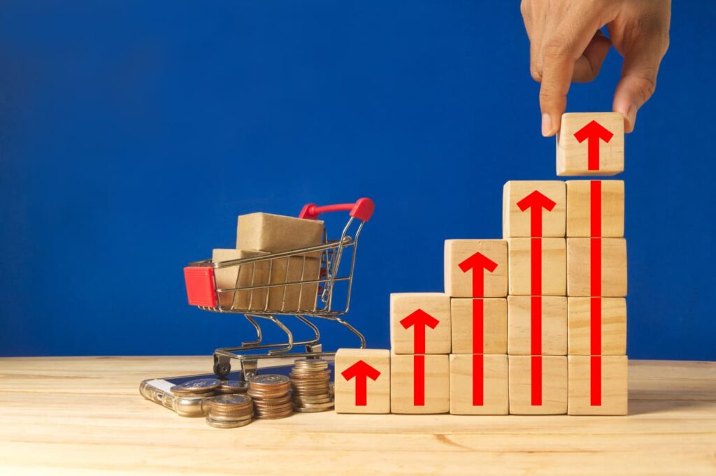 representação de um relatório de vendas