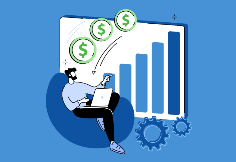 Gestor financeiro realizando o cálculo de uma operação de desconto de duplicatas